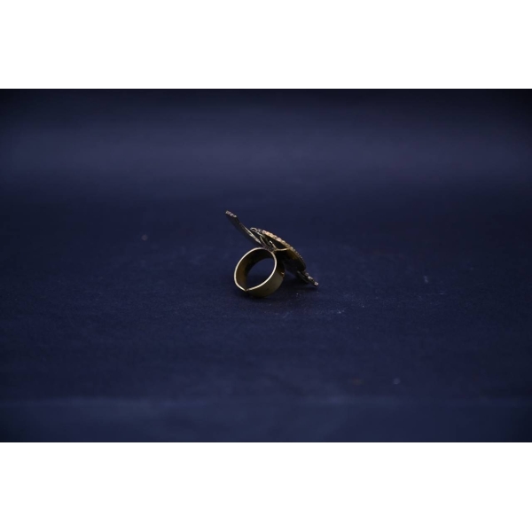 Goddess Nekhbet Ring, Vulture and Sun Disk Ring