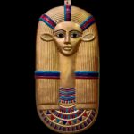 Gold Leaf Hathor Mask, Egyptian Goddess Sculpture, Made in Egypt - ุตูุฑุฉ ุฅุถุงููุฉ 2