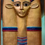 Gold Leaf Hathor Mask, Egyptian Goddess Sculpture, Made in Egypt - ุตูุฑุฉ ุฅุถุงููุฉ 3