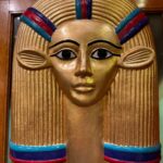 Gold Leaf Hathor Mask, Egyptian Goddess Sculpture, Made in Egypt - ุตูุฑุฉ ุฅุถุงููุฉ 4