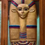 Gold Leaf Hathor Mask, Egyptian Goddess Sculpture, Made in Egypt - ุตูุฑุฉ ุฅุถุงููุฉ 5