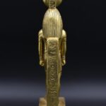 Gold Leaf Thoth Statue: Egyptian God of Wisdom Decor - صورة إضافية 3