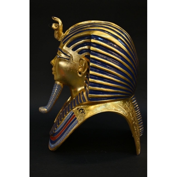 Gold leaf Tutankhamun statue-ancient Egyptian kings-Egyptian mythology--antiquities -stuff of the golden king-Replica mask.Egypt - صورة إضافية 5