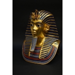 Gold leaf Tutankhamun statue-ancient Egyptian kings-Egyptian mythology--antiquities -stuff of the golden king-Replica mask.Egypt - صورة إضافية 8