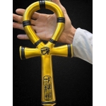 Golden Ankh Replica: Egyptian Key of Life