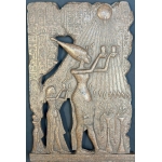 Granite Akhenaten Family Plaque, Ancient Egyptian Replica - صورة إضافية 5
