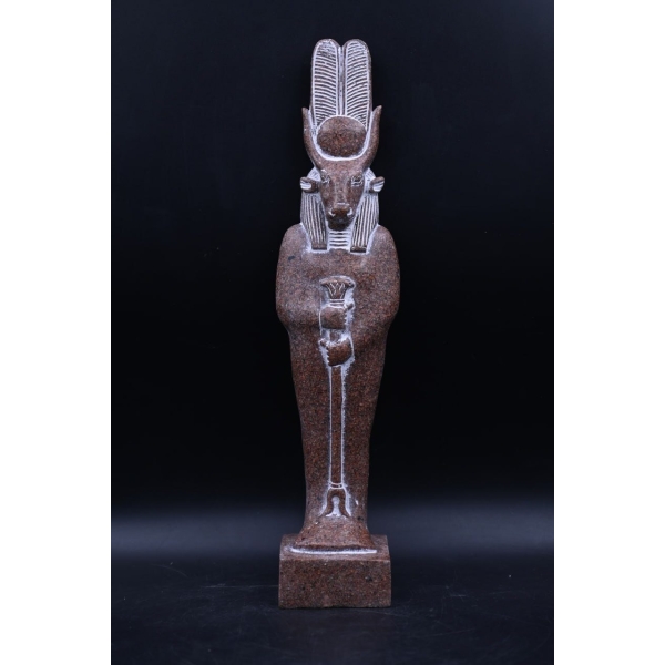Granite Hathor Statue – Egyptian Goddess of Love, Replica - صورة إضافية 10