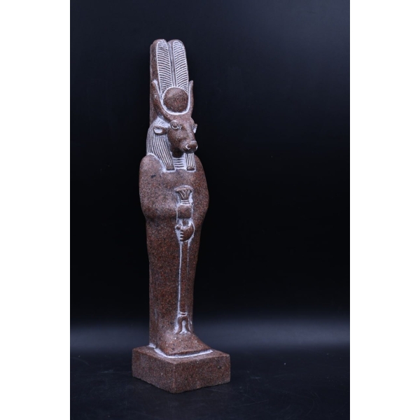 Granite Hathor Statue – Egyptian Goddess of Love, Replica - صورة إضافية 9