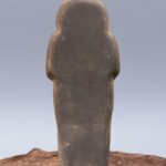 Hand-Carved Basalt Anubis Sarcophagus: Egyptian God Statue (40cm) - صورة إضافية 8