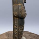 Hand Carved Basalt Sekhmet Sarcophagus, Ancient Egyptian Goddess Replica - صورة إضافية 5