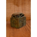 Hand Carved Stone Scarab Box – Egyptian Jewelry Box Replica