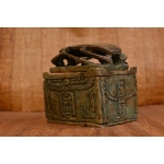 Hand Carved Stone Scarab Box – Egyptian Jewelry Box Replica