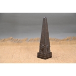 Handcrafted Basalt Ramses Obelisk: Egyptian Home Decor