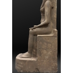 Handcrafted Basalt Sekhmet Statue, Egyptian Goddess of War