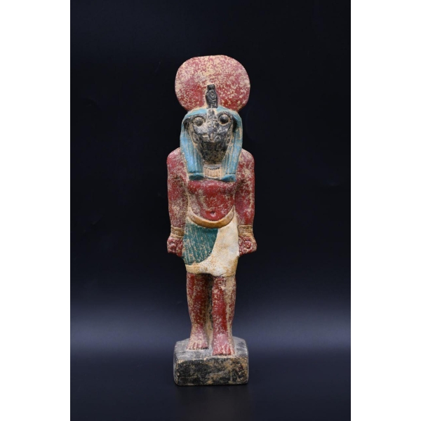Handcrafted Hathor, Sekhmet, & Horus Statues: Egyptian Deities (20 cm)