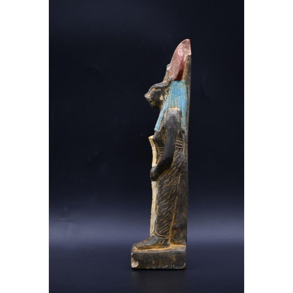 Handcrafted Hathor, Sekhmet, & Horus Statues: Egyptian Deities (20 cm)