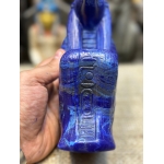 Handcrafted Lapis Lazuli Sobek Statue – Egyptian Crocodile God Art (33 cm)