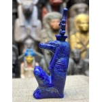 Handcrafted Lapis Lazuli Sobek Statue – Egyptian Crocodile God Art (33 cm)