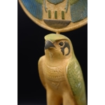 Handcrafted Limestone Horus Statue, Egyptian God of Protection (35cm)