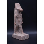 Handcrafted Red Granite Anubis Statue - Egyptian God of Afterlife (30cm)