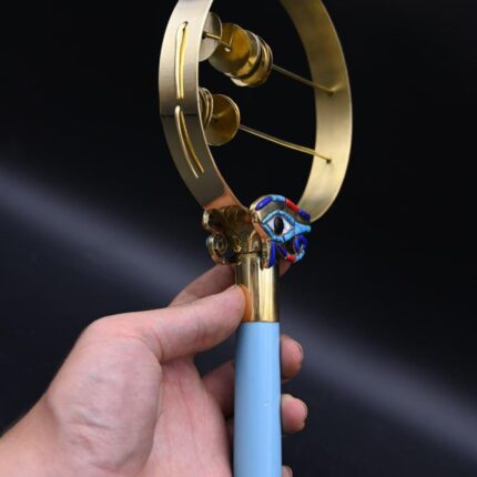 Handcrafted Sistrum of Horus: Egyptian Religious Antiques