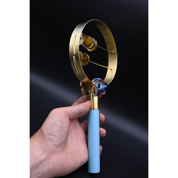 Handcrafted Sistrum of Horus: Egyptian Religious Antiques