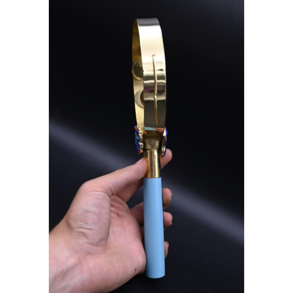 Handcrafted Sistrum of Horus: Egyptian Religious Antiques
