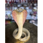 Handmade Egyptian Uraeus Cobra Statue, Wadjet Serpent Goddess