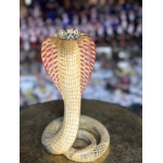 Handmade Egyptian Uraeus Cobra Statue, Wadjet Serpent Goddess