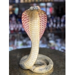 Handmade Egyptian Uraeus Cobra Statue, Wadjet Serpent Goddess
