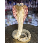 Handmade Egyptian Uraeus Cobra Statue, Wadjet Serpent Goddess