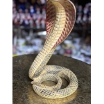 Handmade Egyptian Uraeus Cobra Statue, Wadjet Serpent Goddess