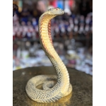 Handmade Egyptian Uraeus Cobra Statue, Wadjet Serpent Goddess