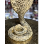 Handmade Egyptian Uraeus Cobra Statue, Wadjet Serpent Goddess