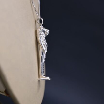 Handmade Sterling Silver Sekhmet Goddess Amulet