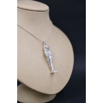 Handmade Sterling Silver Sekhmet Goddess Amulet