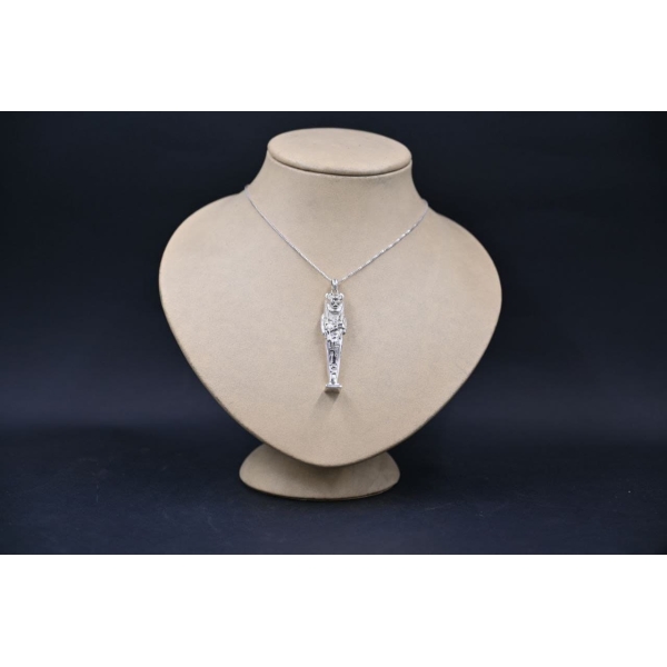 Handmade Sterling Silver Sekhmet Goddess Amulet