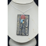 Handmade Stone Sekhmet Amulet, Egyptian Goddess of War