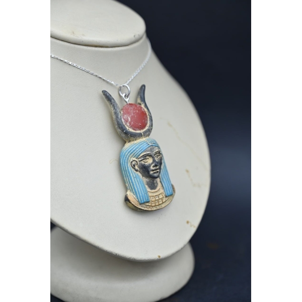 Hathor Amulet, Egyptian Goddess of Love and Protection