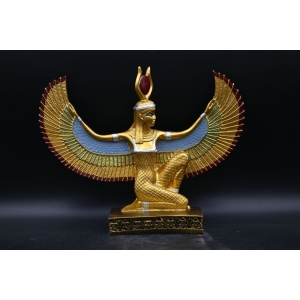 Hathor-EgyptianStatue-Goddess of heaven,love,beauty, happiness-fertility in ancient Egyptian mythology-sculpture antiques statue-Egypt myths