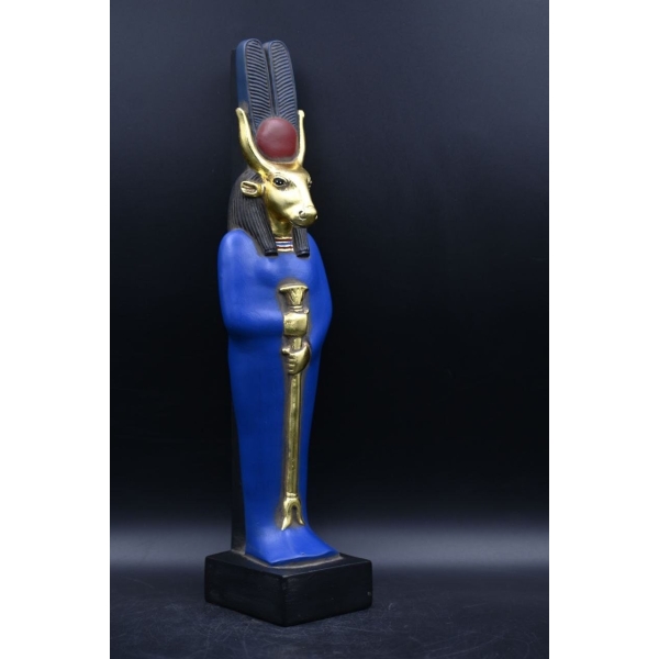 Hathor-EgyptianStatue-Goddess of heaven,love,beauty, happiness-fertility in ancient Egyptian mythology-sculpture antiques statue-Egypt myths