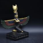 Hathor-EgyptianStatue-Goddess of heaven,love,beauty, happiness-fertility in ancient Egyptian mythology-sculpture antiques statue-Egypt myths - صورة إضافية 10