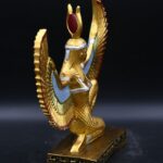 Hathor-EgyptianStatue-Goddess of heaven,love,beauty, happiness-fertility in ancient Egyptian mythology-sculpture antiques statue-Egypt myths - صورة إضافية 2