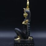 Hathor-EgyptianStatue-Goddess of heaven,love,beauty, happiness-fertility in ancient Egyptian mythology-sculpture antiques statue-Egypt myths - صورة إضافية 2
