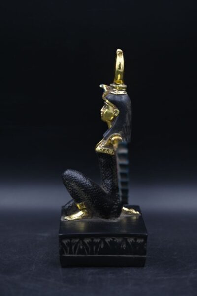 Hathor-EgyptianStatue-Goddess of heaven,love,beauty, happiness-fertility in ancient Egyptian mythology-sculpture antiques statue-Egypt myths - صورة إضافية 2