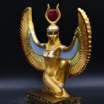 Hathor-EgyptianStatue-Goddess of heaven,love,beauty, happiness-fertility in ancient Egyptian mythology-sculpture antiques statue-Egypt myths - صورة إضافية 4