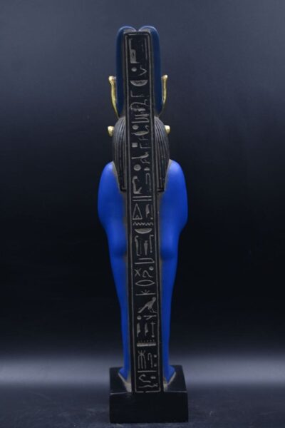 Hathor-EgyptianStatue-Goddess of heaven,love,beauty, happiness-fertility in ancient Egyptian mythology-sculpture antiques statue-Egypt myths - صورة إضافية 5