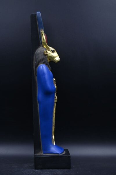 Hathor-EgyptianStatue-Goddess of heaven,love,beauty, happiness-fertility in ancient Egyptian mythology-sculpture antiques statue-Egypt myths - صورة إضافية 6