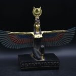 Hathor-EgyptianStatue-Goddess of heaven,love,beauty, happiness-fertility in ancient Egyptian mythology-sculpture antiques statue-Egypt myths - صورة إضافية 9