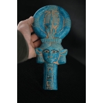 Hathor Mask: Egyptian Goddess Sculpture, Ancient Deities